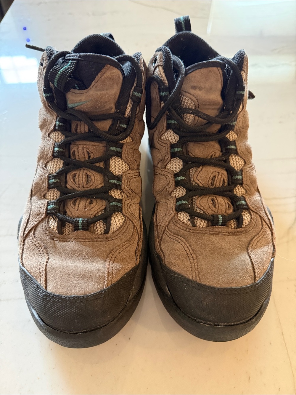 Nike ACG Lace-Up Hiking Boots Brown Black Sz 9 - Great Condition!